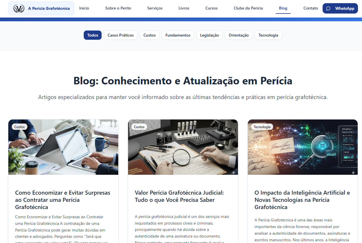 A Pericia Grafotécnica